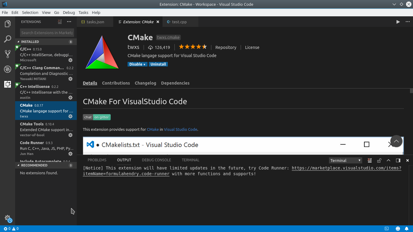 cmake install for mac